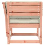 vidaXL Canapé de jardin accoudoirs avec coussins bois massif douglas
