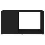vidaXL Meuble TV Noir 60x24x32 cm Aggloméré