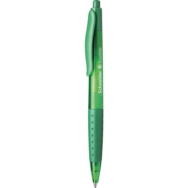 Stylo à bille Suprimo vert Pte Moyenne Bleu SCHNEIDER