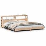 vidaXL Cadre de lit sans matelas 180x200 cm bois massif de pin