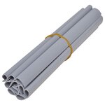 vidaXL Écran d'intimité de jardin PVC 35x0 19 m Gris clair mat
