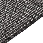 vidaXL Tapis à tissage plat d'extérieur 120x170 cm Gris