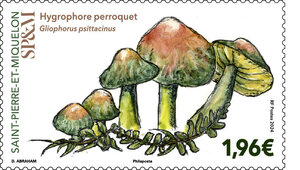 Timbre Saint Pierre et Miquelon - Hygrophore perroquet