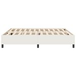 Lit Box Spring vidaXL Crème Super King Tissu Côtelé
