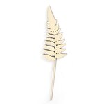Fleurs en Bois 24 cm épaisseur 4 mm 10 pièces