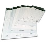 Lot de 10 enveloppes plastiques blanches opaques fb01 - 175x255 mm