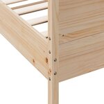 vidaXL Cadre de lit sans matelas 180x200 cm bois massif de pin