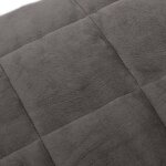 vidaXL Couverture lestée Gris 220x230 cm 15 kg Tissu