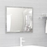 vidaXL Ensemble de meubles de salle de bain Gris béton Aggloméré