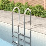 vidaXL Échelle de piscine 54x38x158 cm acier inoxydable 304