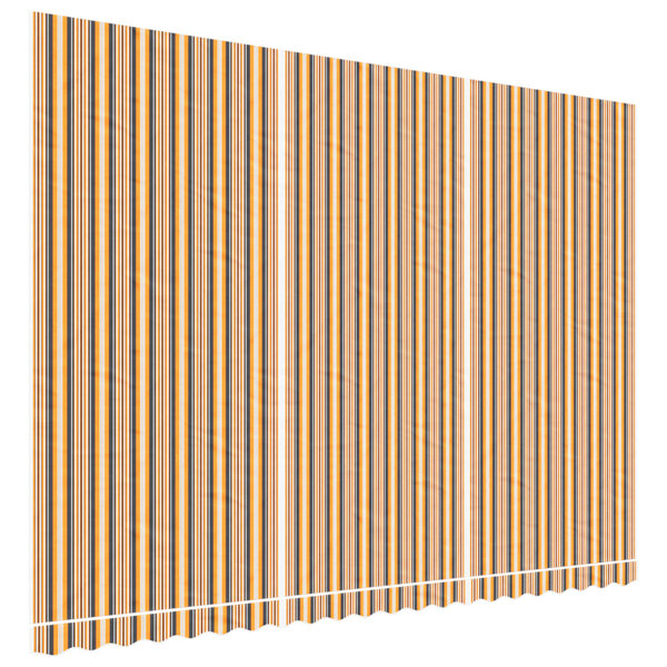 vidaXL Tissu de remplacement pour auvent rayures multicolores 5x3 5 m