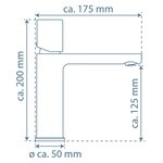 SCHÜTTE Mitigeur de lavabo NEW YORK doré mat