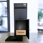 Boîte aux lettres pour colis - ParcelXL® - Boîte à colis - Indépendante - Boîte aux lettres suspendue - Noir - XXL