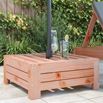 vidaXL Couvercle de base de parasol bois massif de douglas