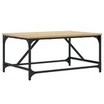 vidaXL Table basse chêne sonoma 75x50x35 cm bois d'ingénierie