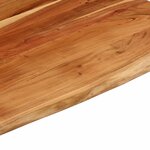 vidaXL Dessus de table 90x80x2 5 cm rectangulaire bois massif d'acacia