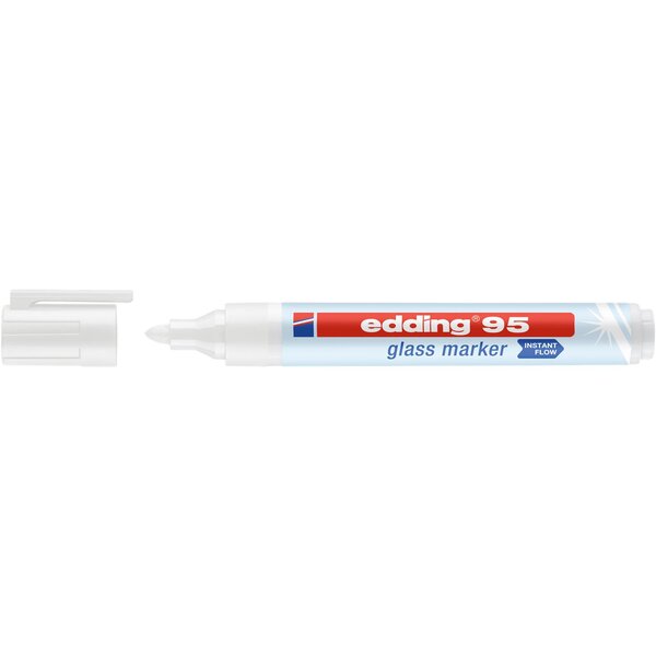 Marqueur pour verre 95 blanc 1 5-3 mm EDDING