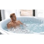 SUNSPA Spa Gonflable 4 personnes rond - Pret en 5 minutes - Couverture et filtre inclus