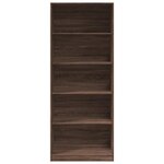 vidaXL Garde-robe chêne marron 80x50x200 cm bois d'ingénierie