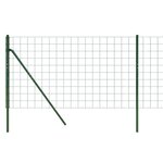 vidaXL Clôture en treillis métallique vert 1x10 m acier galvanisé