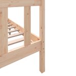 vidaXL Cadre de lit Bois de pin massif 120x200 cm