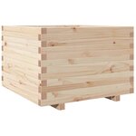 vidaXL Jardinière 70x70x49 5 cm bois de pin massif
