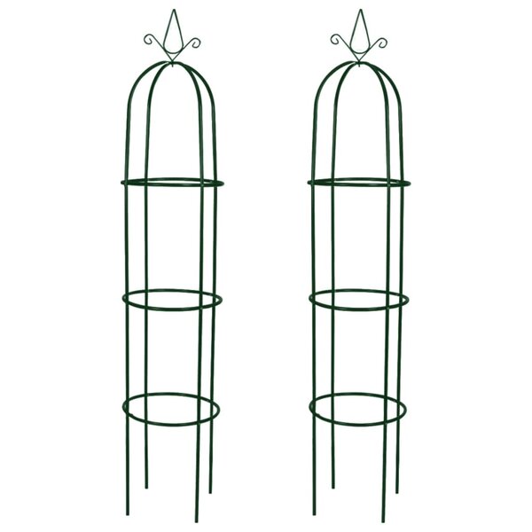 vidaXL Arche de jardin en forme de tour 2 Pièces
