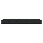 vidaXL Vasque 120x46x11 cm fonte minérale/marbre noir mat