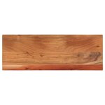 vidaXL Dessus de table 70x20x2 5 cm rectangulaire bois massif d'acacia