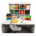 Porte-revues Mag-cube Office - Cristal - X 6 - Exacompta