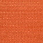 vidaXL Voile d'ombrage 160 g/m² rectangulaire orange 5x7 m PEHD
