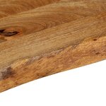 vidaXL Dessus de table à bord vivant 70x20x3 8 cm bois massif manguier