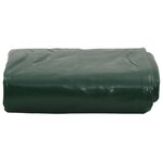 vidaXL Bâche vert Ø 4 m 650 g/m²