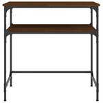 vidaXL Table console chêne marron 75x35 5x75 cm bois d'ingénierie
