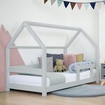 Barrière de lit enfant TRUSTY gris clair