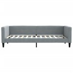 vidaXL Lit de jour avec gigogne et tiroirs sans matelas 90x200 cm