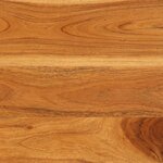 vidaXL Meuble TV avec portes 112x30x40cm bois d'acacia massif et métal