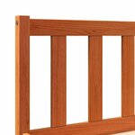 vidaXL Cadre de lit sans matelas cire marron 120x200cm bois pin massif