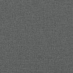 vidaXL Lit de jour avec lit gigogne gris foncé 80x200 cm tissu