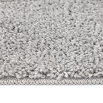 vidaXL Tapis Shaggy à poils longs Gris 200x200 cm PP