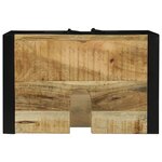 vidaXL Meuble sous lavabo 55x35x60 cm Bois massif en manguier brut