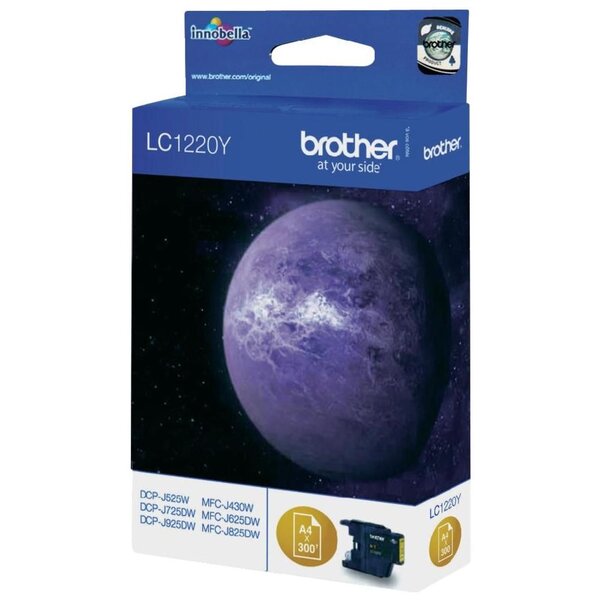 Cartouche d'encre brother lc1220y (jaune)