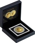 Pièce de monnaie en Or 3000 Francs g 0.031 (1/1000 oz) Millésime 2023 Gold Gift BITCOIN 1/1000