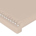 vidaXL Cadre de lit avec tête de lit Cappuccino 80x200 cm Similicuir