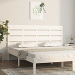vidaXL Tête de lit Blanc 180x3x80 cm Bois massif de pin