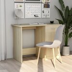 vidaXL Bureau Chêne sonoma 100x50x76 cm Bois d’ingénierie