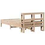 vidaXL Cadre de lit sans matelas 75x190 cm bois de pin massif
