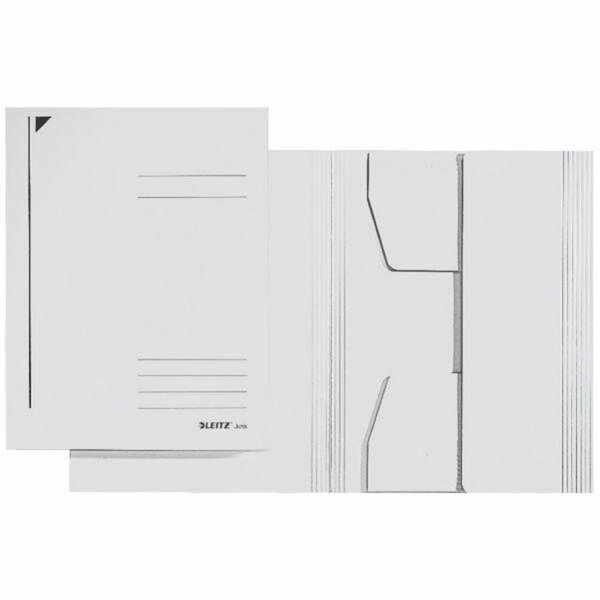 Chemise-trieur 3 rabats Carte 320g format A4 250 feuilles Blanc LEITZ