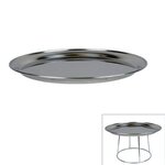 5 plateaux de fruits de mer en inox Ø 36 cm