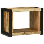 vidaXL Cube mural 55x35x40 cm en bois massif de manguier